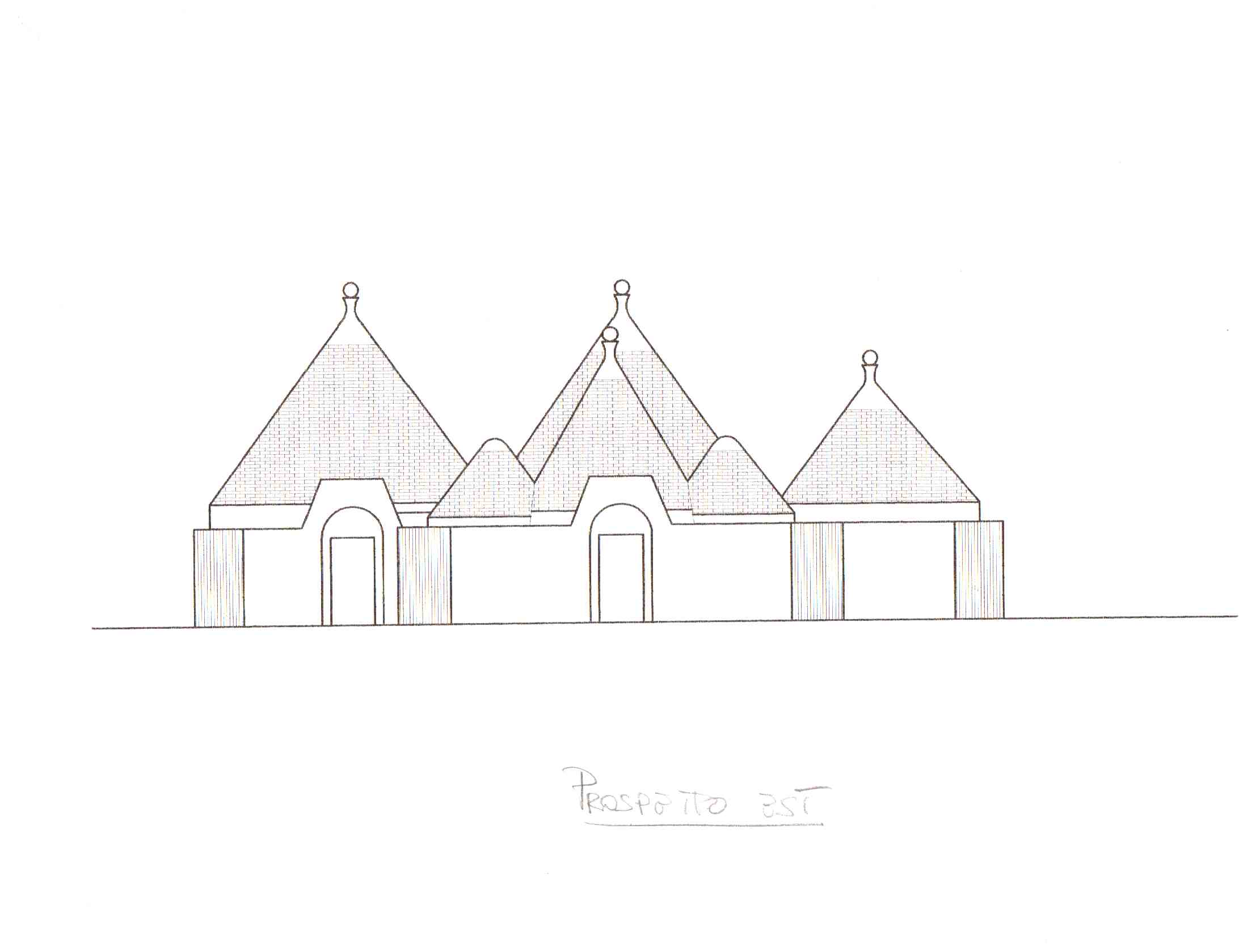 prospetto trullo contrada Falghero